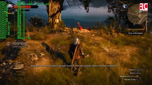 Тест компьютера Тополь-М в игре The Witcher 3 (Конфигурация 2017 года) смотреть онлайн