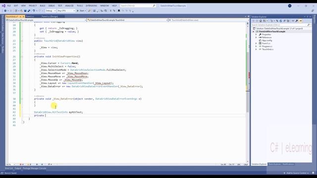 C# winform How to make DataGridView touch Scroll смотреть онлайн