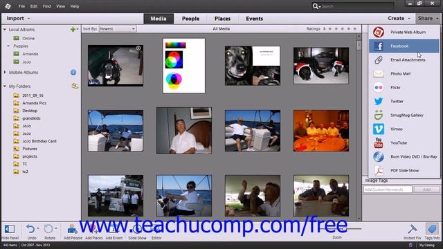 Photoshop Elements 12 Tutorial Sharing Your Creations Adobe Training Lesson 16.4 смотреть онлайн