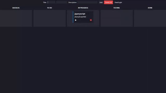 Draggable Kanban Board App Example смотреть онлайн