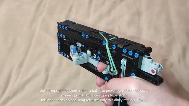 working 3 wide semi-auto brickshooter lego pistol tutorial смотреть онлайн