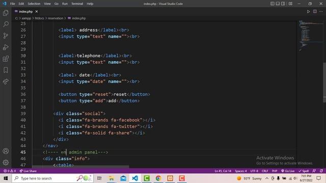 تصميم وبرمجة موقع الكتروني نظام حجوزات /الجزء الاول php.html.css смотреть онлайн