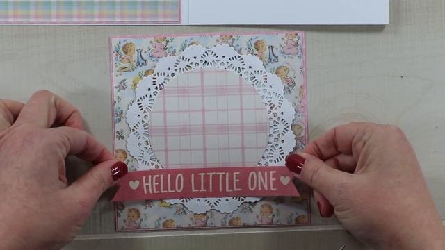 Vintage Baby Mini Album Tutorial Polly's Paper Studio Process DIY Authentique Papers Scrapbook смотреть онлайн