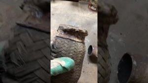 Ремонт глушителя Volkswagen Passat B5 замена гофры