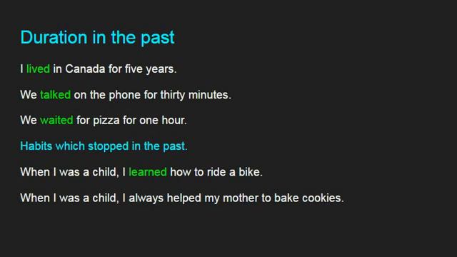 Verb Tense, Simple Past Tense смотреть онлайн