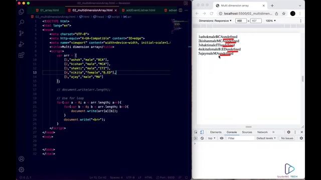 undefined error in javascript смотреть онлайн