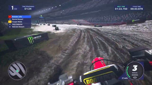 Monster Energy Supercross - The Official Videogame 5 daytona смотреть онлайн