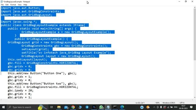 java gui 01 swing gridbaglayout смотреть онлайн