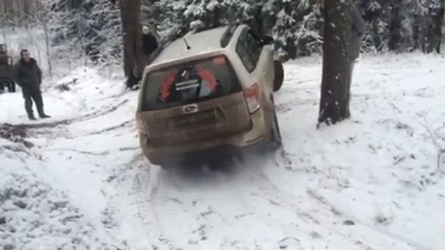 Subaru Forester SH Тест на Диагоналочку. смотреть онлайн