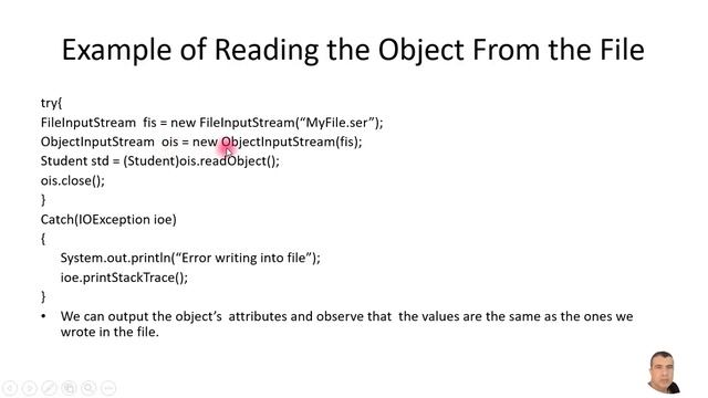 Lect 27: Serialization and Object Stream|Computer Programming 2 смотреть онлайн