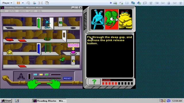 Do You Read Me, Houston? - AlphaPlays: Reading Blaster 1 (Win3.1) смотреть онлайн