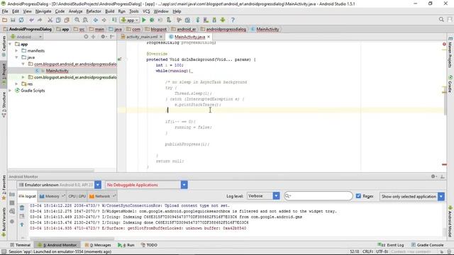 Too Busy In Background Thread Of AsyncTask