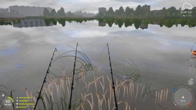 Русская рыбалка 4 - река Волхов - Ёрш трофейный на дальнем берегу смотреть онлайн