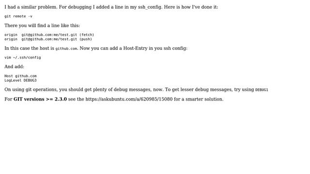 Ubuntu: Really verbose way to test Git connection over SSH? (5 Solutions!!) смотреть онлайн
