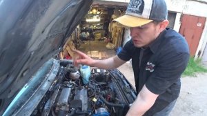 Пассат б3  первый выезд из гаража на январе 5.1 или вазовские мозги в старом немецком авто