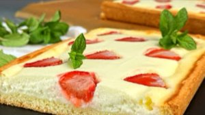 Пекла вчера,пеку сегодня! Слишком ВКУСНЫЙ пирог «Творожные берега»! Съели его за пару минут!