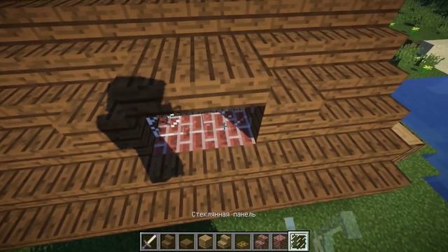 СТАРТОВЫЙ ДОМ В MINECRAFT из кирпича смотреть онлайн