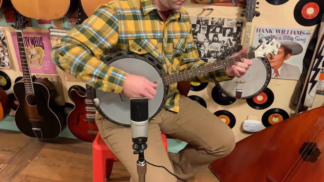 1930s Gretsch Broadkaster resonator tenor banjo смотреть онлайн