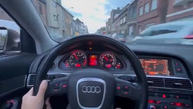 Audi A6 C6 3.2 FSI Muffler Delete POV Drive смотреть онлайн