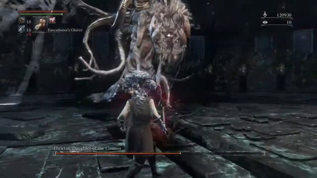 Bloodborne - 99 Arcane, A Call Beyond hit for over 5800 to end boss fight смотреть онлайн