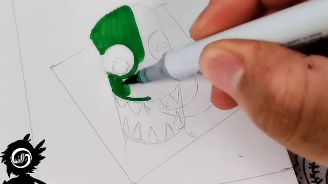 Drawing GREEN ROBLOX RAINBOW FRIENDS (DIFFERENT STYLES) NIGHTMARE / FNF / PARANOID MEME смотреть онлайн