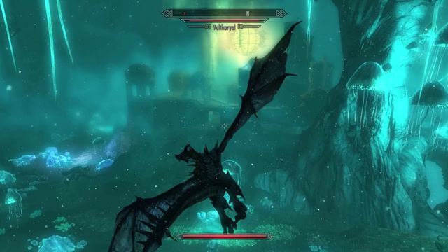 Skyrim: Vulthuryol Battle as a Frost Dragon смотреть онлайн