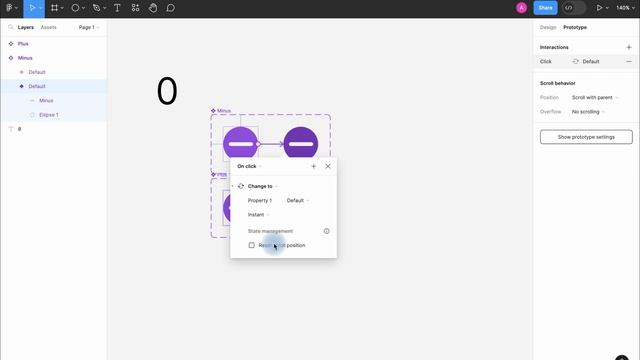 Simple counter creation using LOCAL VARIABLES in Figma смотреть онлайн