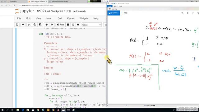 Python Machine Learning 04. Algorithms for Classification-2: 以物件導向程式實作感知器 (recorded on 20190829) смотреть онлайн