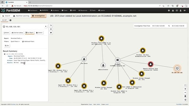 FortiSIEM 7.0 - New Feature Visual Incident Investigation | SIEM смотреть онлайн