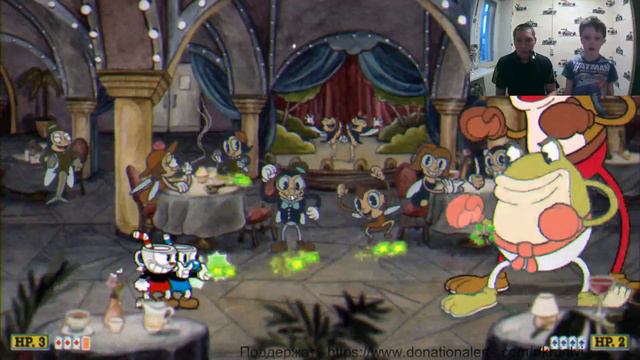 Папа и сын играют в Cuphead смотреть онлайн