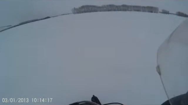 Покатушки на снегоходе YAMAHA, в погоне за совой#1 смотреть онлайн