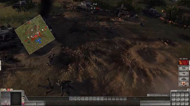 ОТБИВАЕМ ВРАГА ОТ КУРСКА! Men of war 2 Assault Squard 2 часть обороны! смотреть онлайн