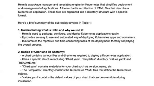 1. Introduction to Helm in Kubernetes смотреть онлайн
