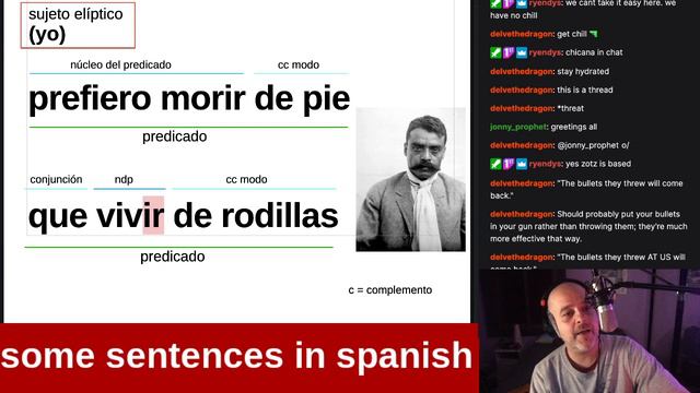 spanish for leftists! lesson 7 - análisis sintáctico, frases básicas смотреть онлайн