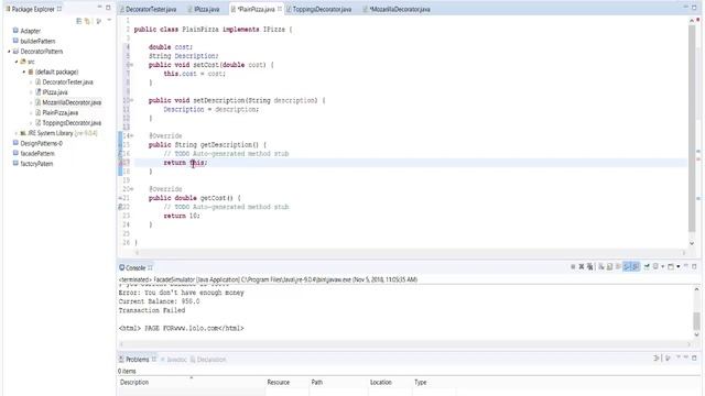 Decorator Pattern - Java implementation 1 смотреть онлайн