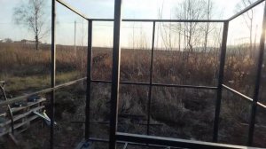 Хозблок 2х2 метра, стандарт, на металлокаркасе, сборно-сварной вариант.