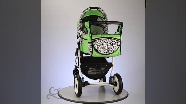 Kinderwagen Gallardo Baby White Lux - Babywanne - grün смотреть онлайн