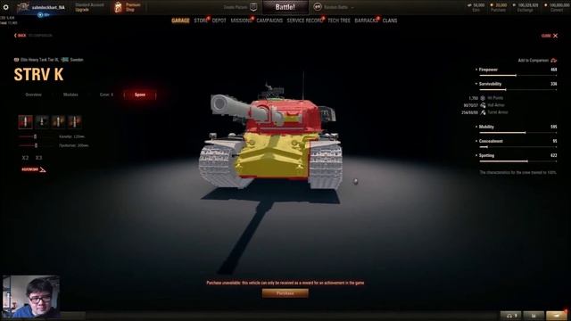 Strv K - Heavy Analysis Preview - Leaked!-ish || World of Tanks смотреть онлайн