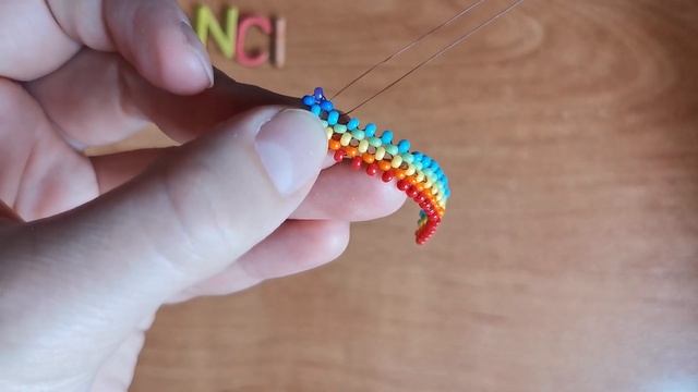 КОЛЬЦО РАДУГА ИЗ БИСЕРА // Rainbow bead ring смотреть онлайн
