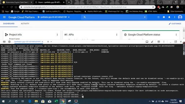Google Cloud platform: How to complete 4rd Lab : Kubernetes Engine: Qwik Start part 2. смотреть онлайн