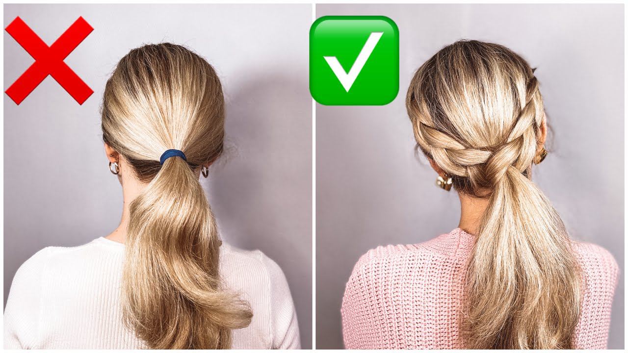 И просто, и быстро! Прическа на каждый день за 5 минут Easy everyday 5 minutes hairstyle смотреть онлайн