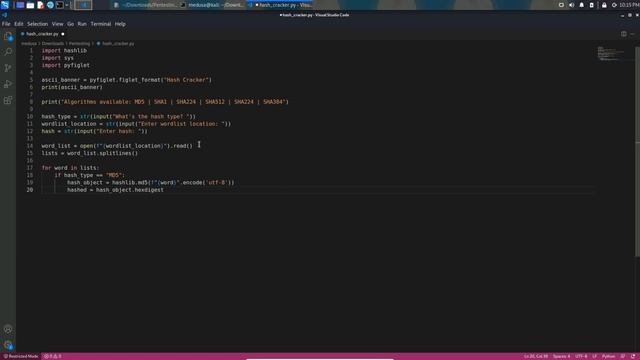 Create your Own Hash Cracking Tool Using Python | With Slides | Explained смотреть онлайн