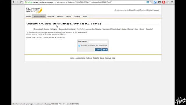 How to Make a Simple Multiple Choice Test on Mastery Manager смотреть онлайн