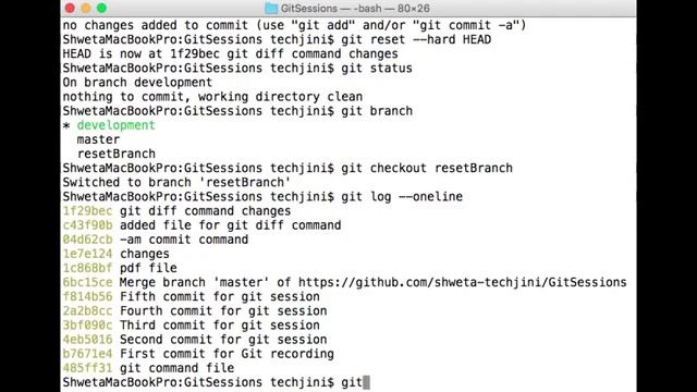 Git Reset смотреть онлайн