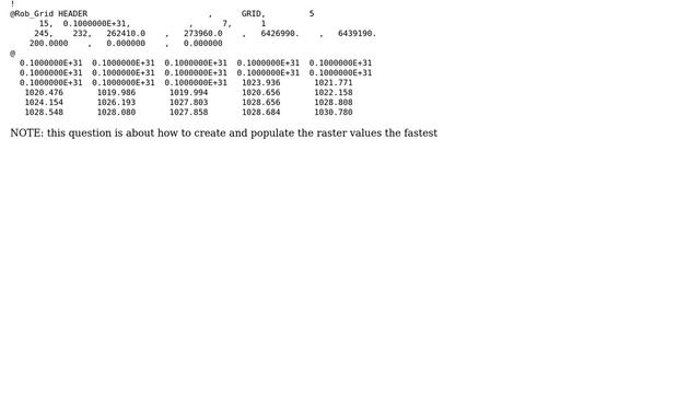 GIS: Creating Esri Grid and populating cell values using Python/GDAL or ArcObjects? (2 Solutions!!) смотреть онлайн