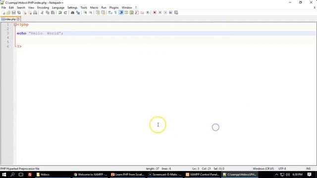 Learn PHP from Scratch- Running your first PHP Program смотреть онлайн