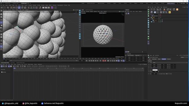 [СТРИМ] Новый Cloth в Cinema 4D - Крутим-вертим 01 #cloth #cinema4d