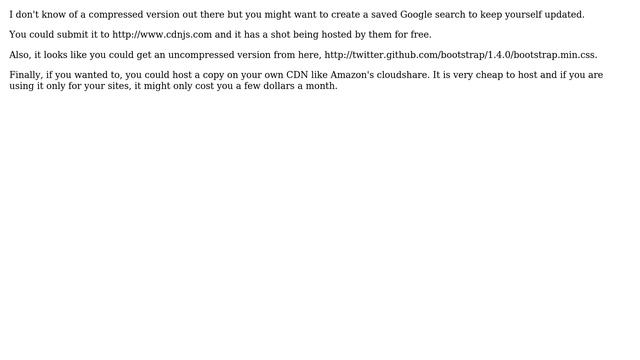 Webmasters: Is the Bootstrap CSS on a CDN yet? (4 Solutions!!) смотреть онлайн