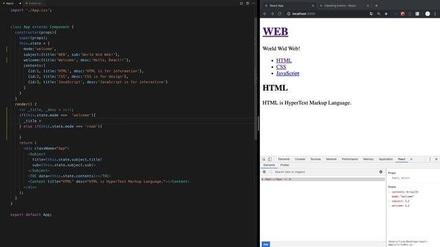React - 16.1. 이벤트 state props 그리고 render 함수 смотреть онлайн