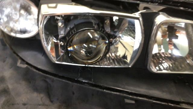 Volvo S60 ремонт фар тюнинг фар диодные линзы